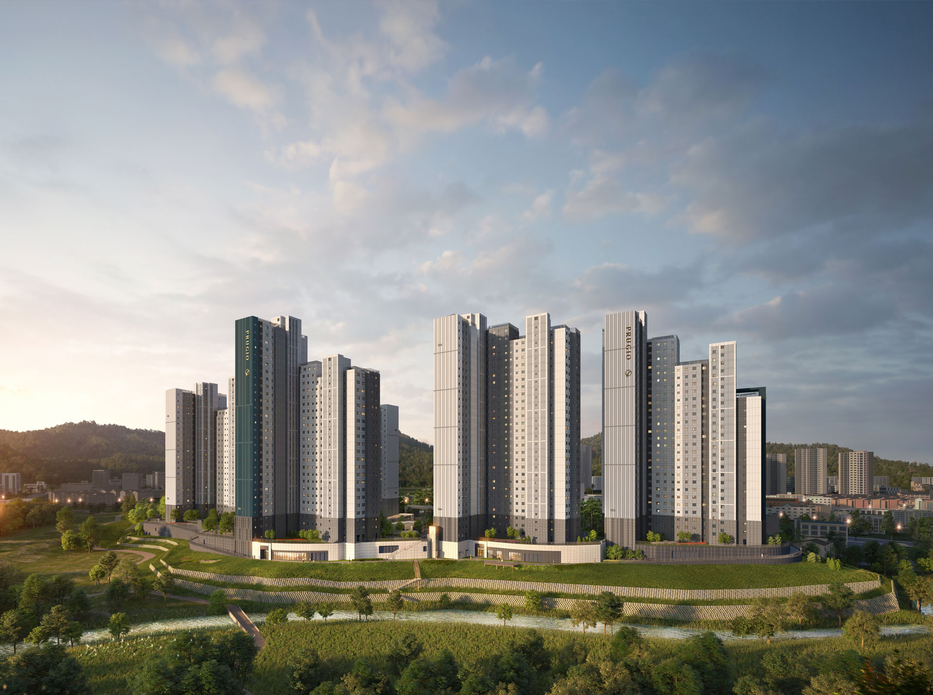 용인 푸르지오 원클러스터파크 조감도2