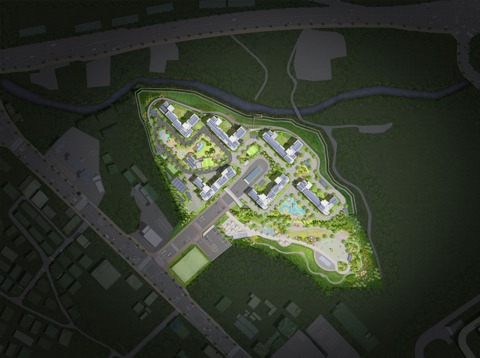 용인 푸르지오 원클러스터파크 조감도4